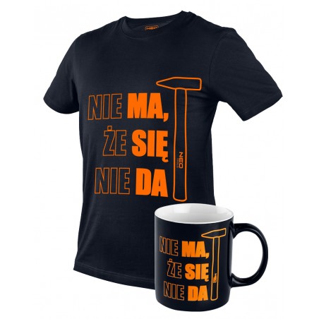 T-shirt z nadrukiem, MA SIĘ DA, rozmiar XL