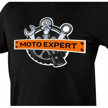 T-shirt z nadrukiem, MOTO Expert, rozmiar M