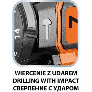 Wiertarko-wkrętarka bezszczotkowa z udarem 100Nm Energy+