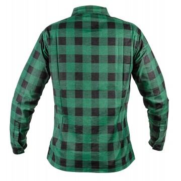 Koszula flanelowa, zielona, rozmiar XL
