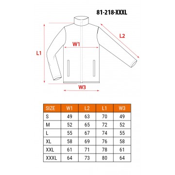 Bluza robocza HD Slim, rozmiar XXXL