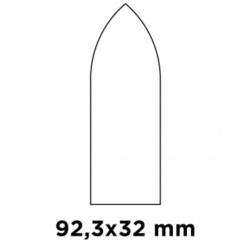 Papier ścierny na rzep delta 32 x 92 mm, K60, K100, K180, zestaw 15 szt.