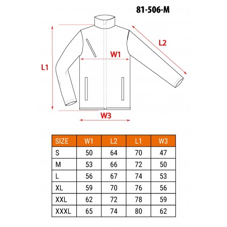 Polar roboczy PREMIUM, wzmocnienia z Cordury, rozmiar M