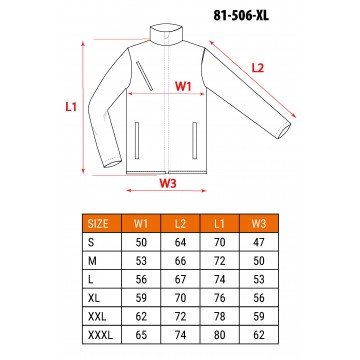 Polar roboczy PREMIUM, wzmocnienia z Cordury, rozmiar XL