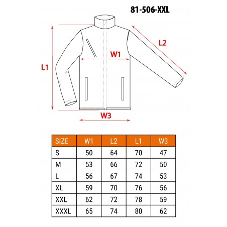 Polar roboczy PREMIUM, wzmocnienia z Cordury, rozmiar XXL