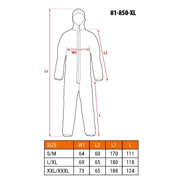 Kombinezon malarski, rozmiar L/XL