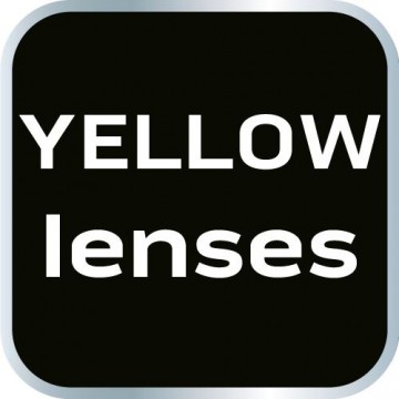 Okulary ochronne z wkładką piankową, żółte soczewki, klasa odpornosci FT