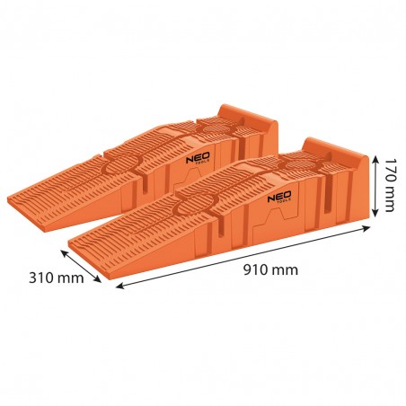 Najazd samochodowy 2szt., kompozytowe, 3000kg para