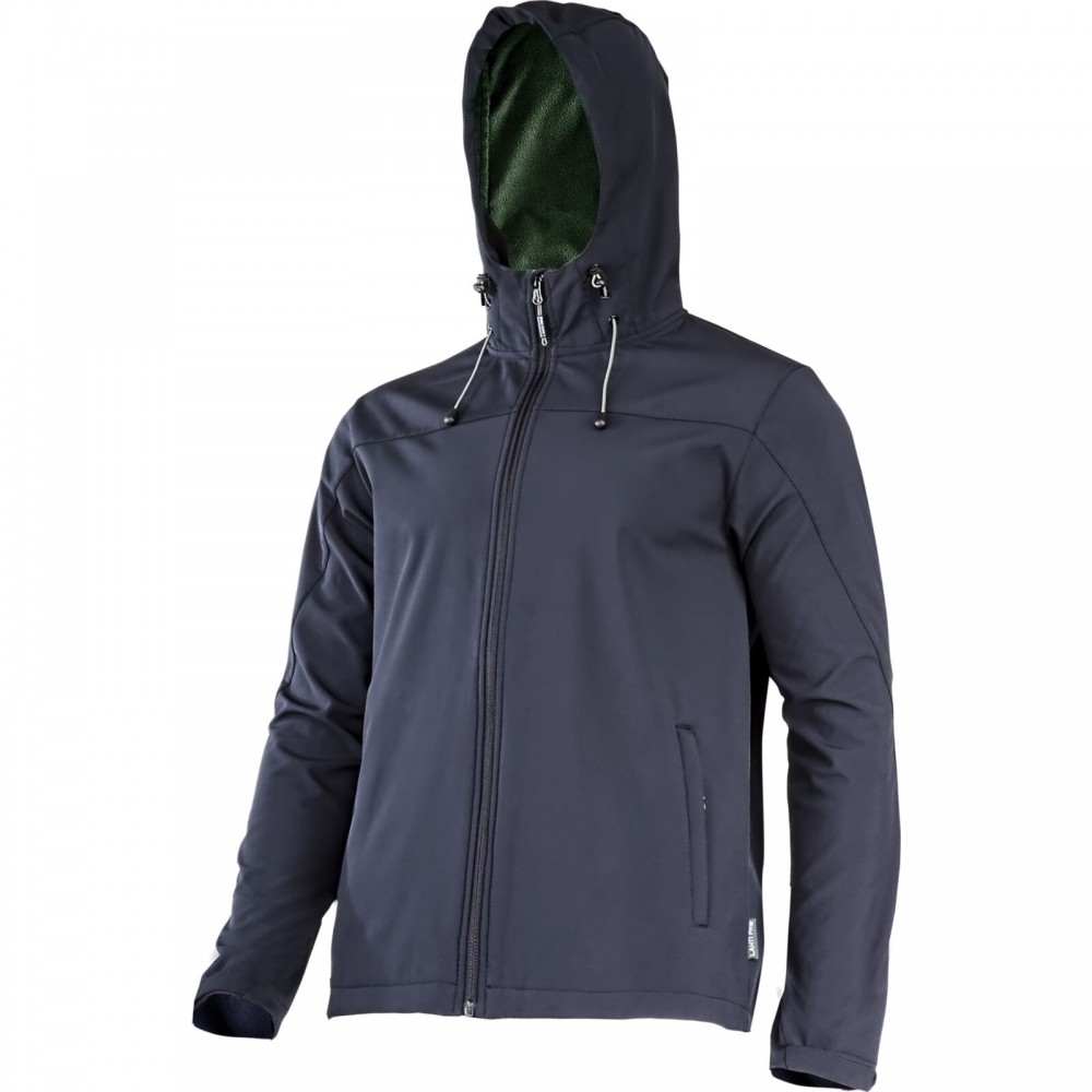 KURTKA SOFTSHELL Z KAPT. CZARNA, L, CE, LAHTI