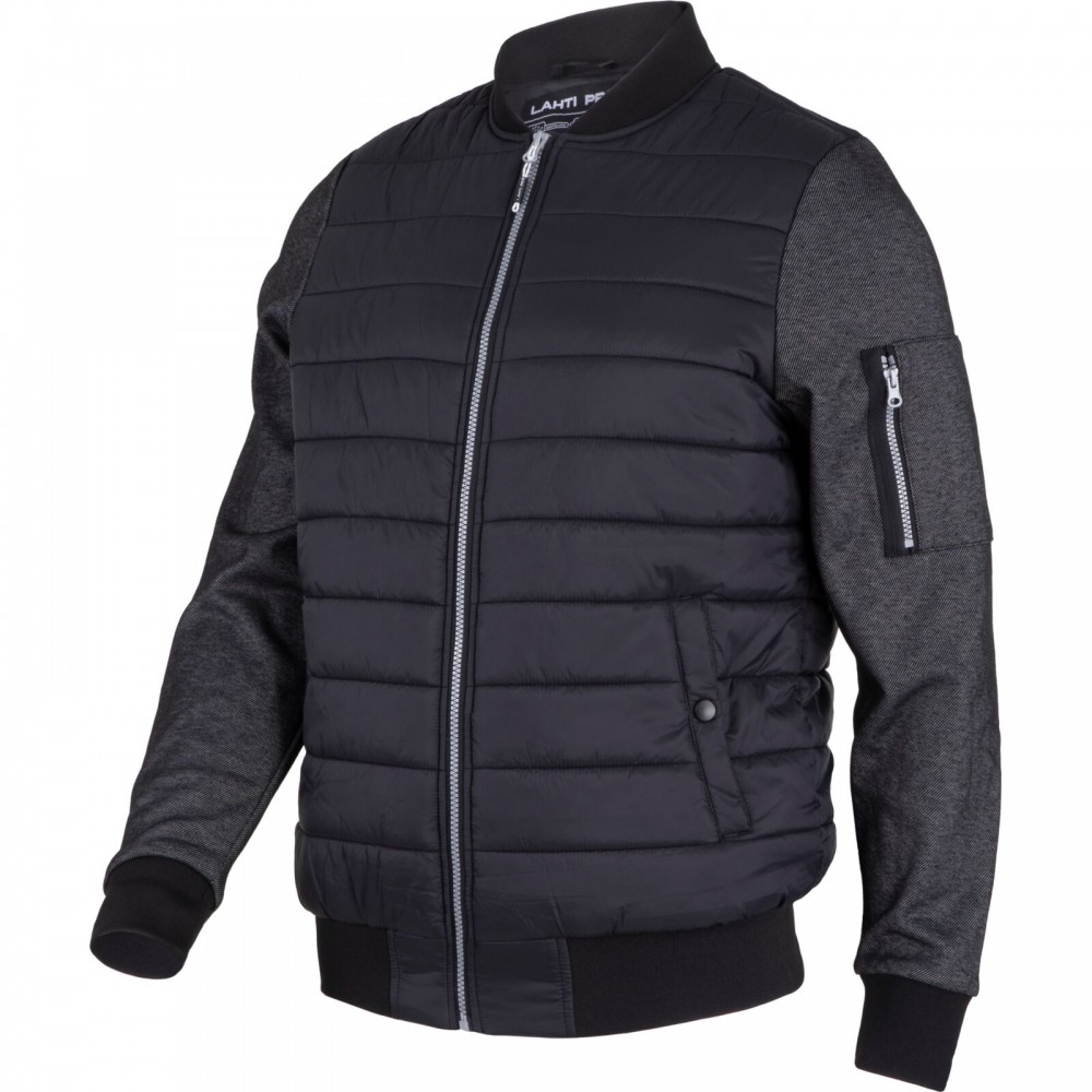 BLUZA OCIEPLANA BOMBER CZARNA,S, CE, LAHTI