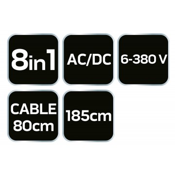 Wielofunkcyjny tester napięcia 8 w 1 AC/DC 6-380V