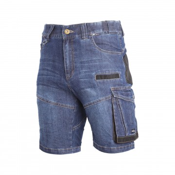 SPODENKI KRÓTKIE JEANS. NIEB. STRETCH ZE WZMOC.,L,CE,LAHTI