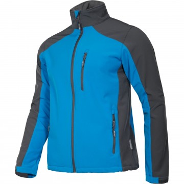 KURTKA SOFTSHELL NIEBIESKO-SZARA, M, CE, LAHTI