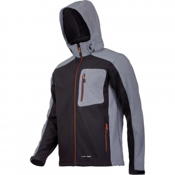 KURTKA SOFTSHELL Z KAPT. CZAR.-SZAR.-POM., S, CE, LAHTI